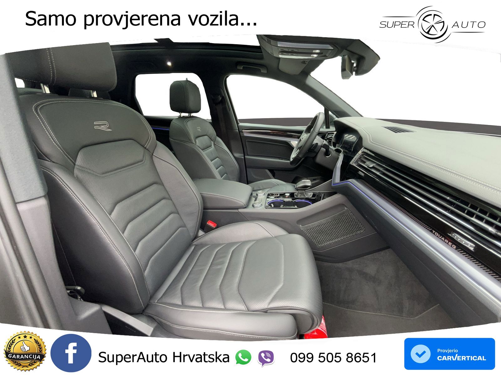 Volkswagen Touareg 3.0 V6 TDI (286 KS) 4MOTION Tiptronic R-Line ZRAČNI+ACC+GR SJED+KAM+PANO