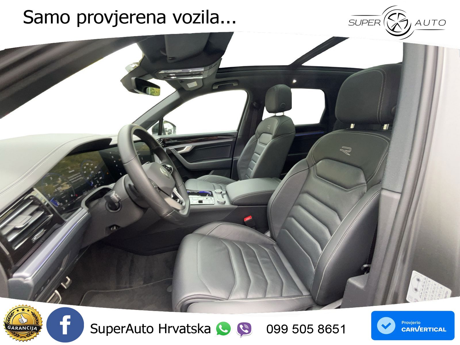 Volkswagen Touareg 3.0 V6 TDI (286 KS) 4MOTION Tiptronic R-Line ZRAČNI+ACC+GR SJED+KAM+PANO