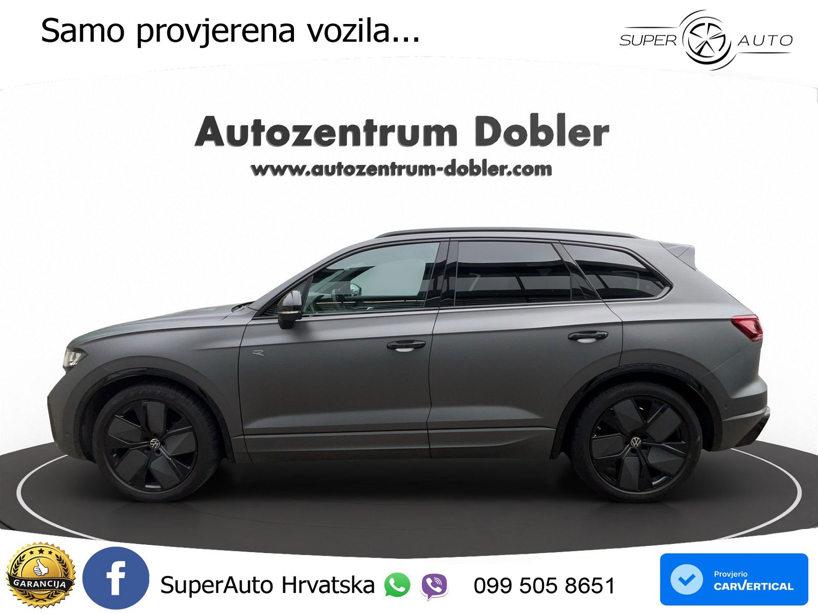 Volkswagen Touareg 3.0 V6 TDI (286 KS) 4MOTION Tiptronic R-Line ZRAČNI+ACC+GR SJED+KAM+PANO