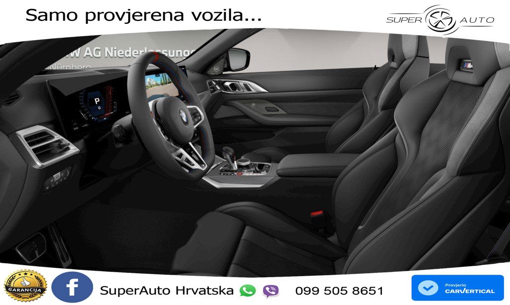 BMW M4 Convertible Competition 3.0 (530 KS) xDrive Steptronic LED+GR SJED+ACC