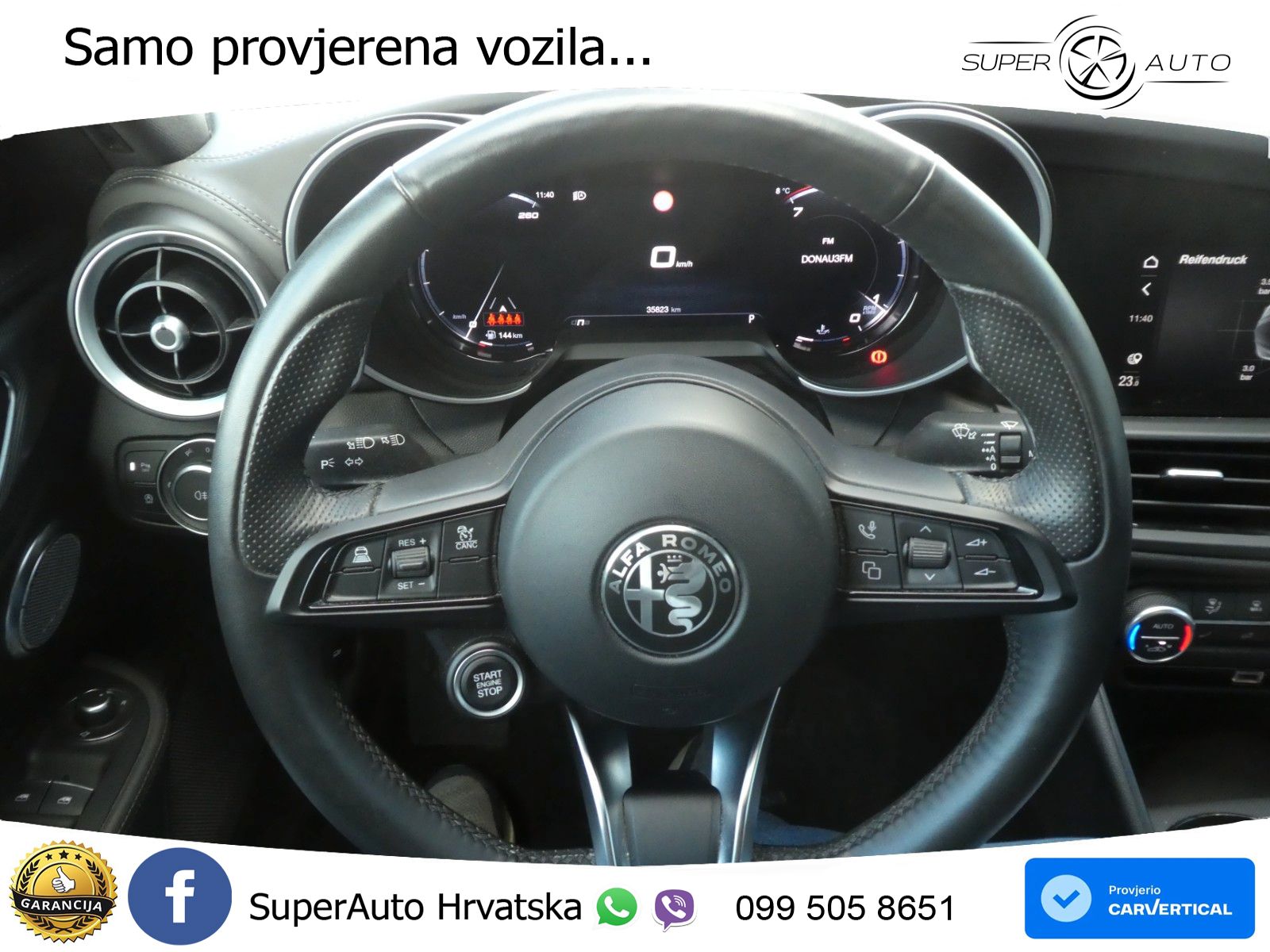 Alfa Romeo Giulia 2.0 Turbo (280 KS) Q4 Automatic LED+GR SJED+ACC