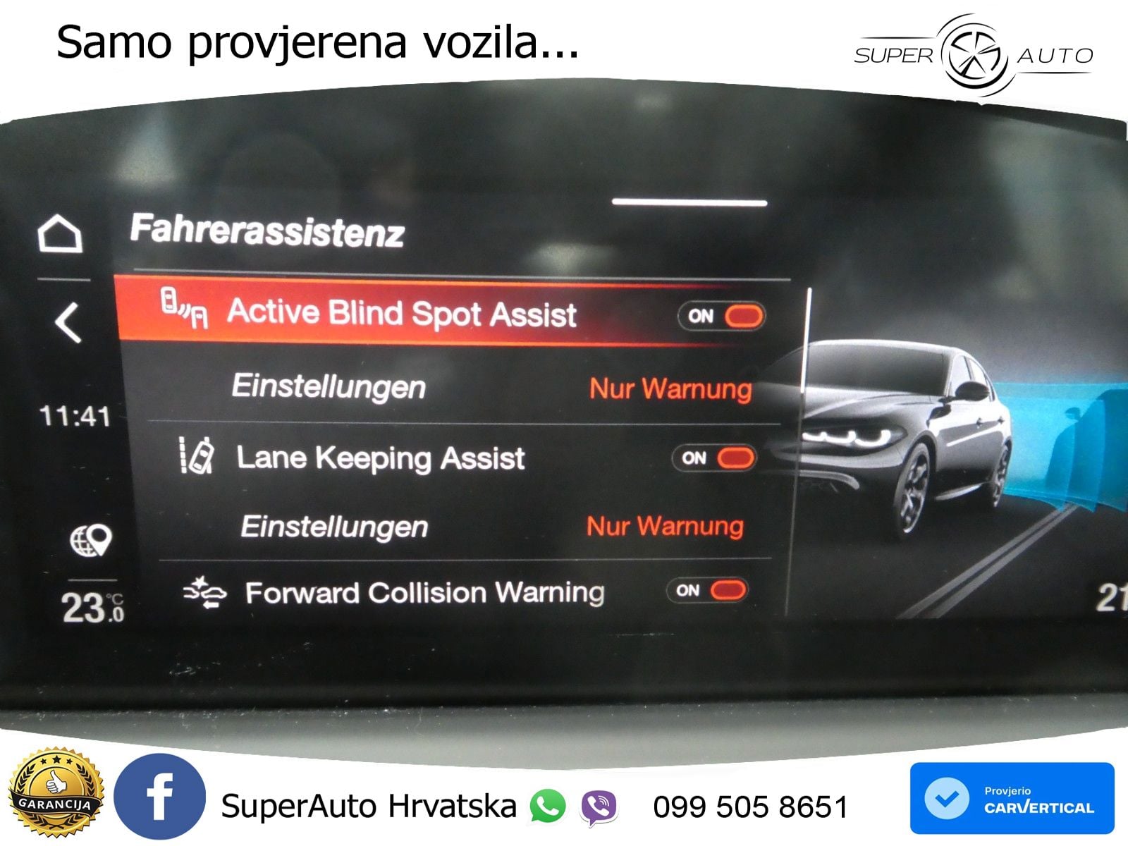 Alfa Romeo Giulia 2.0 Turbo (280 KS) Q4 Automatic LED+GR SJED+ACC
