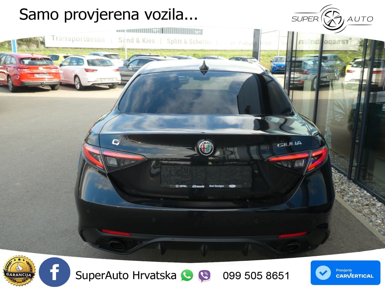 Alfa Romeo Giulia 2.0 Turbo (280 KS) Q4 Automatic LED+GR SJED+ACC