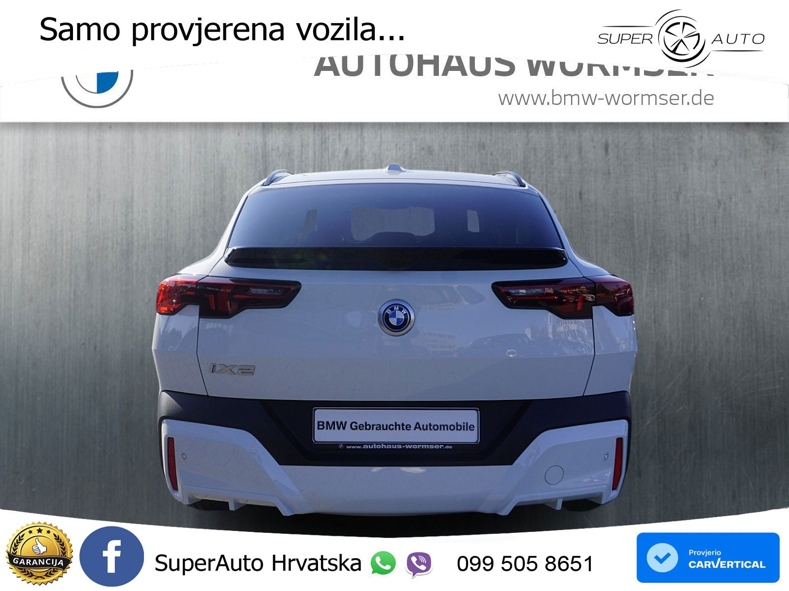 BMW iX2 66.5 kWh (313 KS) xDrive30 Advantage