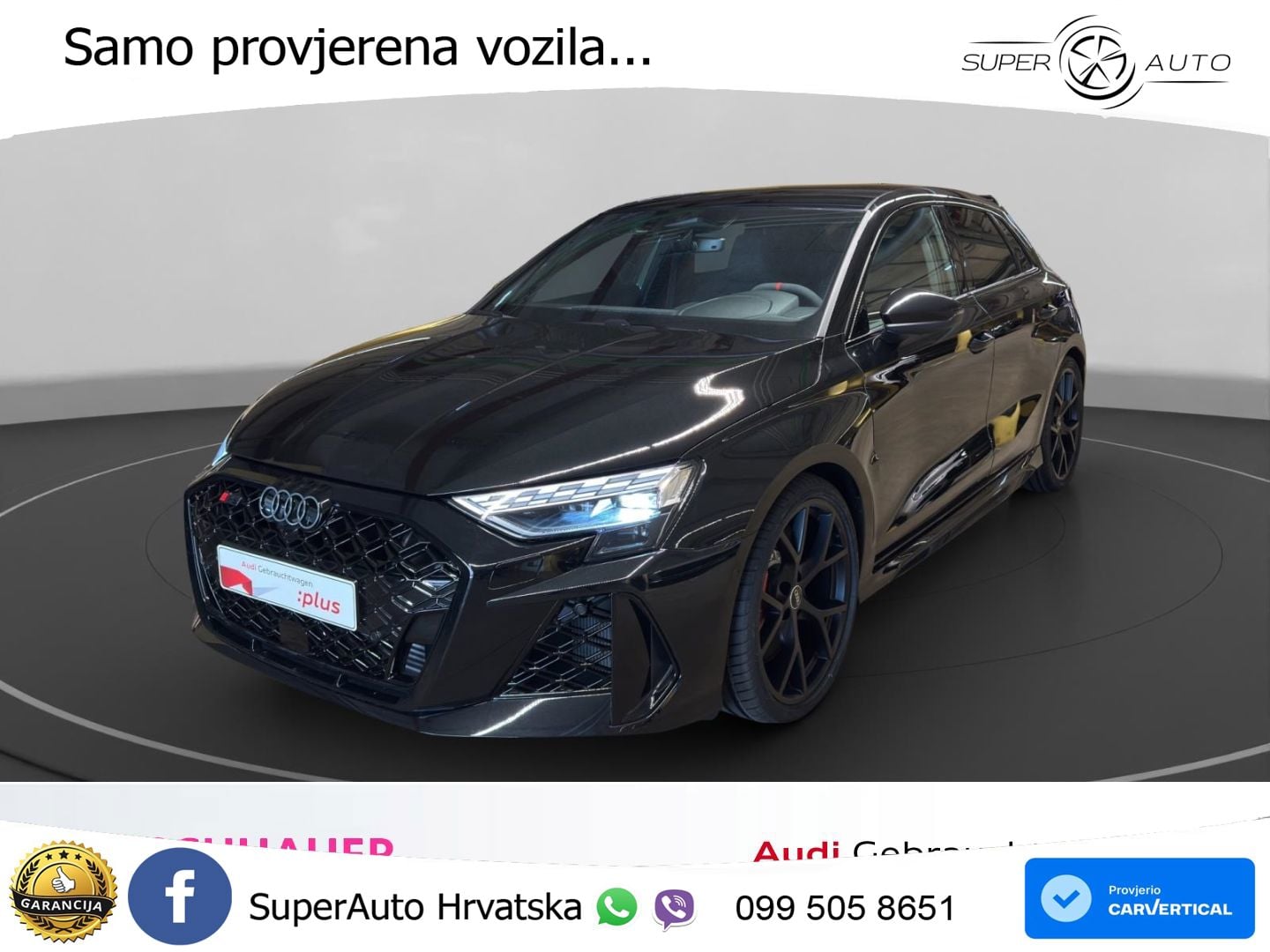 Audi RS3 Sedan 2.5 TFSI (400 KS) quattro S tronic LED+GR SJED+ACC