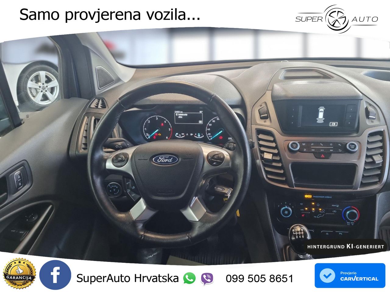 Ford Transit Connect Kasten lang Trend Klima ZV 120 KS