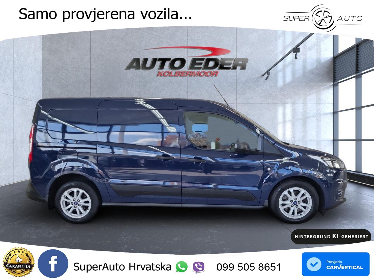 Ford Transit Connect Kasten lang Trend Klima ZV 120 KS