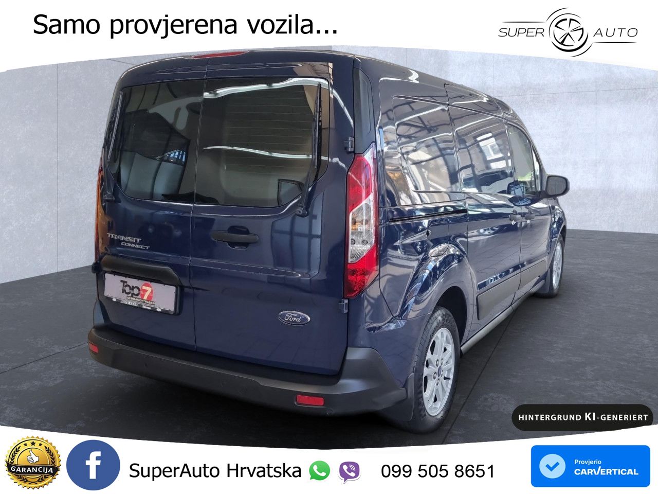 Ford Transit Connect Kasten lang Trend Klima ZV 120 KS