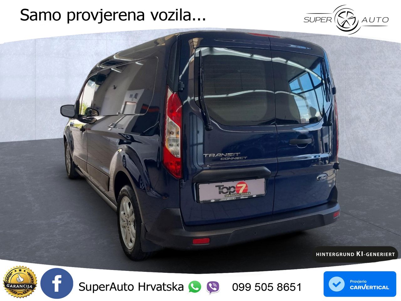 Ford Transit Connect Kasten lang Trend Klima ZV 120 KS