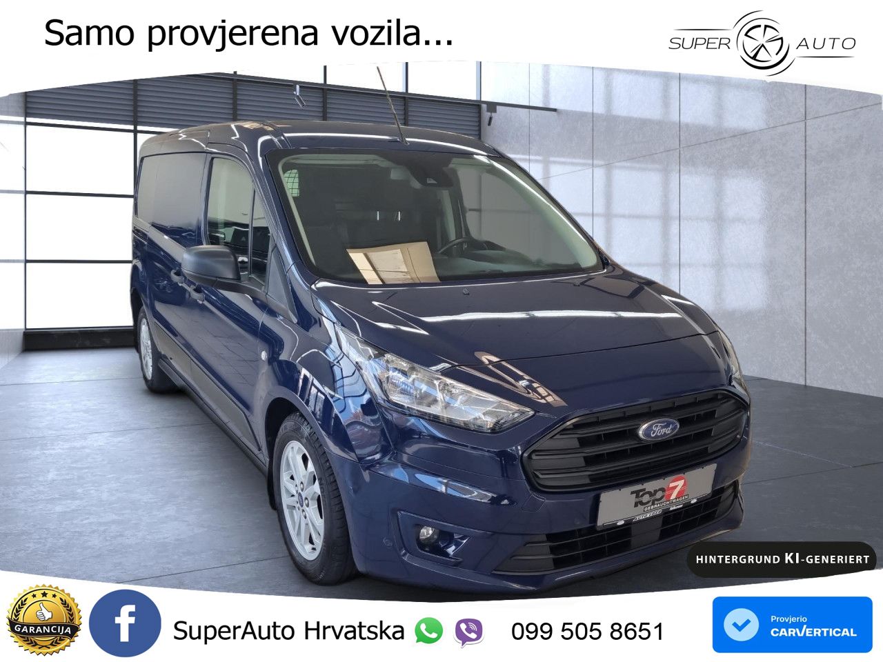 Ford Transit Connect Kasten lang Trend Klima ZV 120 KS