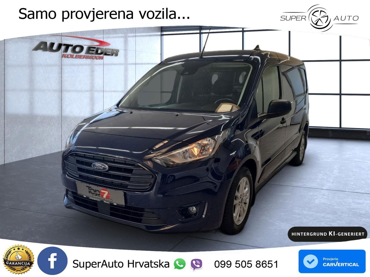 Ford Transit Connect Kasten lang Trend Klima ZV 120 KS