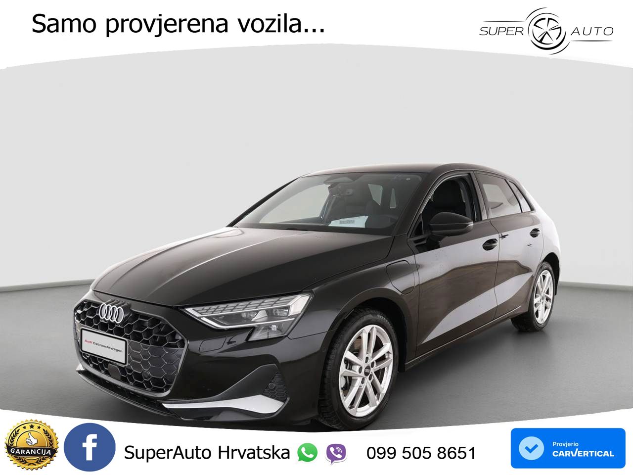 Audi A3 Sportback 40 TFSI e (204 KS) Plug-in Hybrid S tronic advanced LED+GR SJED+ACC