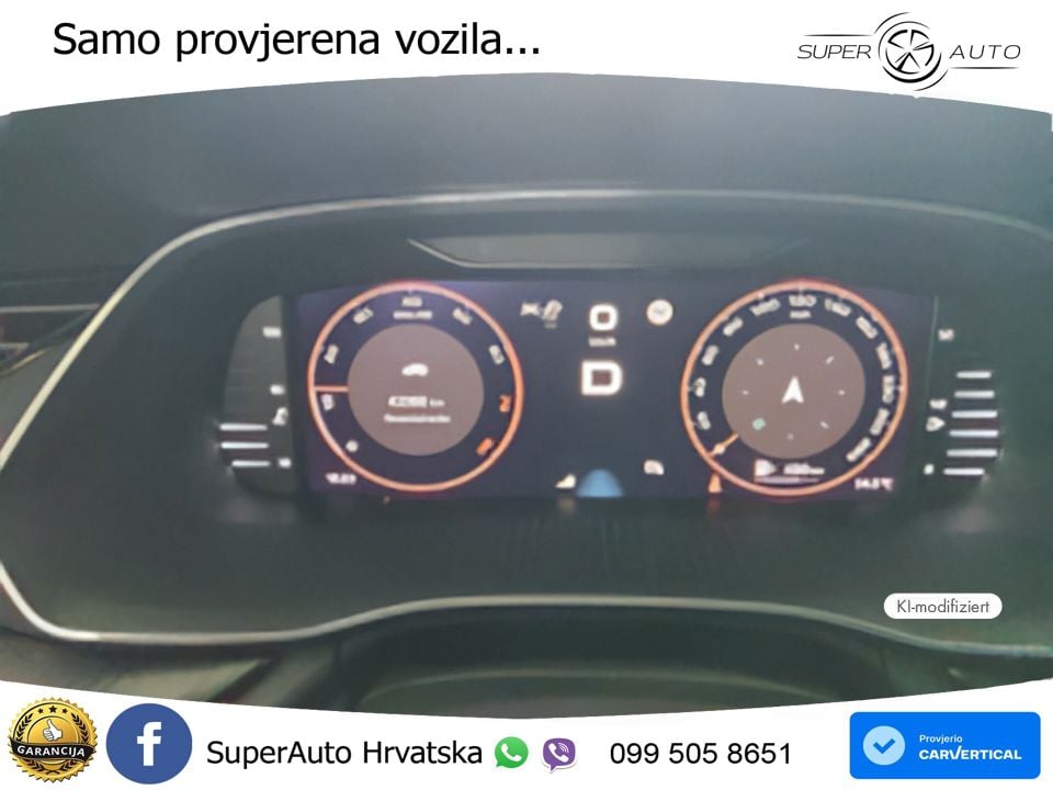 Škoda Octavia Combi RS 2.0 TSI (265 KS) DSG MATRIX+GR SJED+KAM