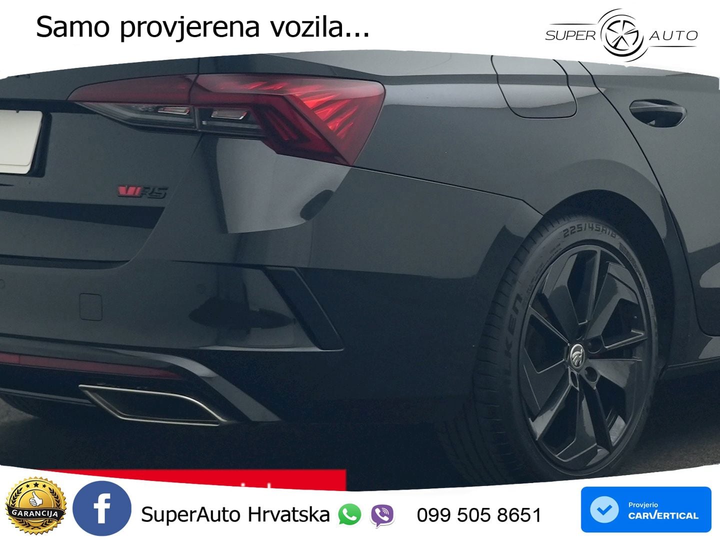 Škoda Octavia Combi RS 2.0 TDI (200 KS) 4x4 DSG LED+GR SJED+ACC