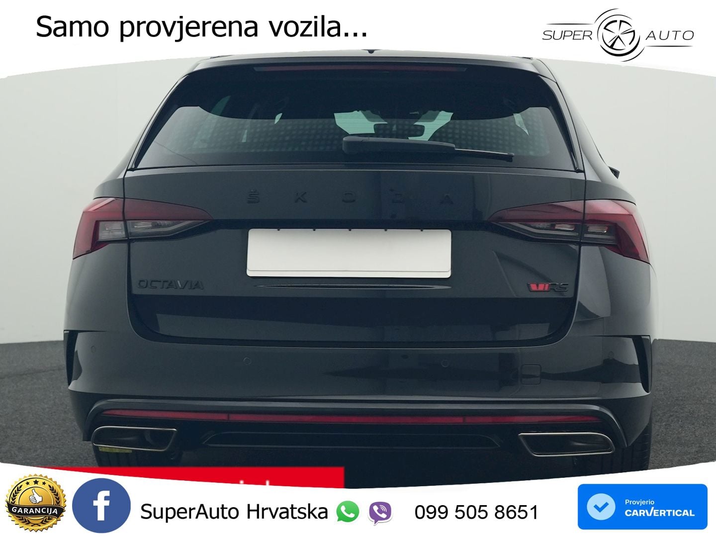 Škoda Octavia Combi RS 2.0 TDI (200 KS) 4x4 DSG LED+GR SJED+ACC