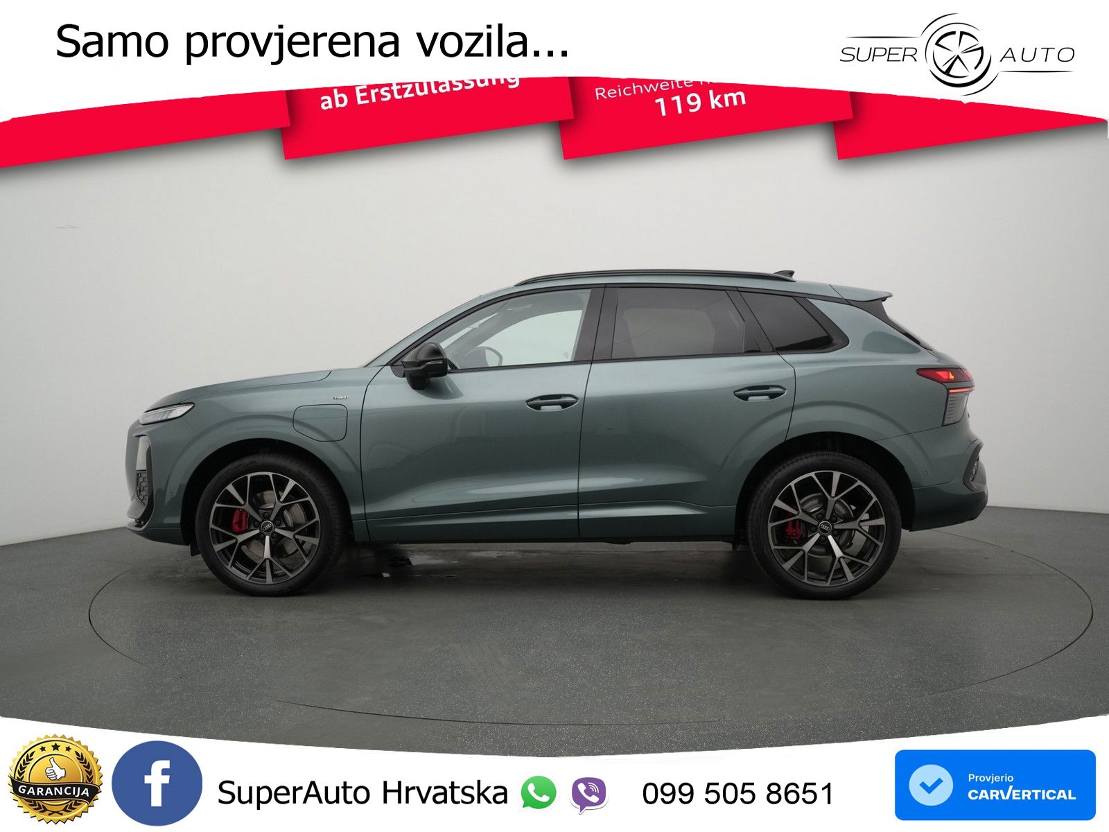 Audi Q3 1.5 TFSIe (272 KS) S tronic S line MATRIX+GR SJED+KAM