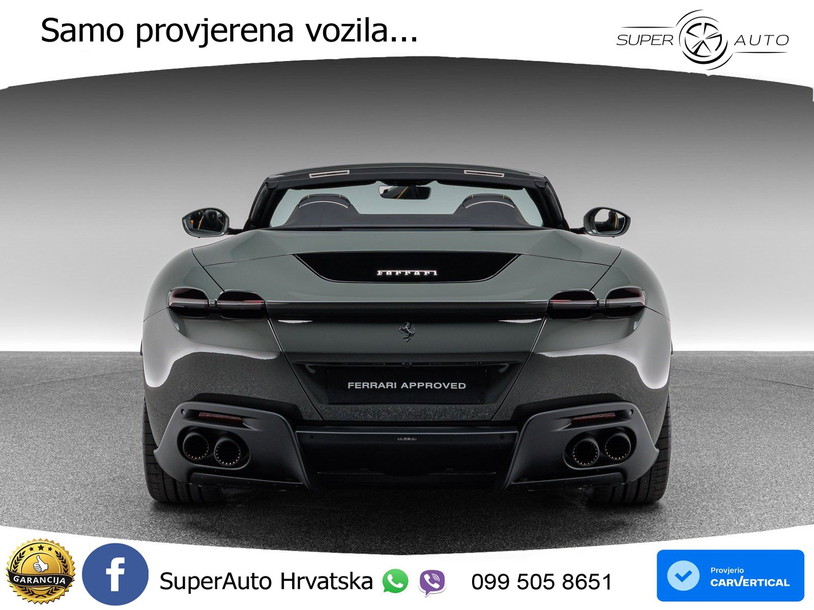 Ferrari Roma Spider 3.9 V8 (620 KS) F1 DCT LED+GR SJED+ACC