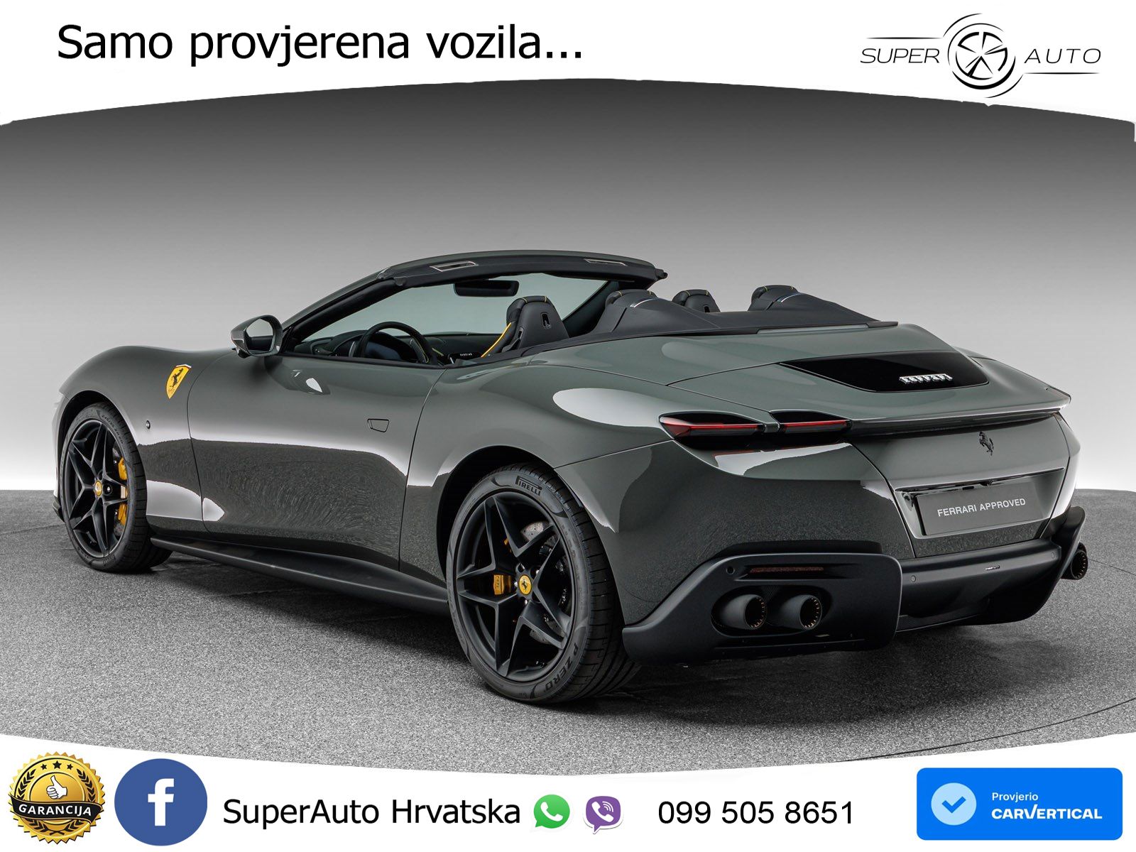 Ferrari Roma Spider 3.9 V8 (620 KS) F1 DCT LED+GR SJED+ACC