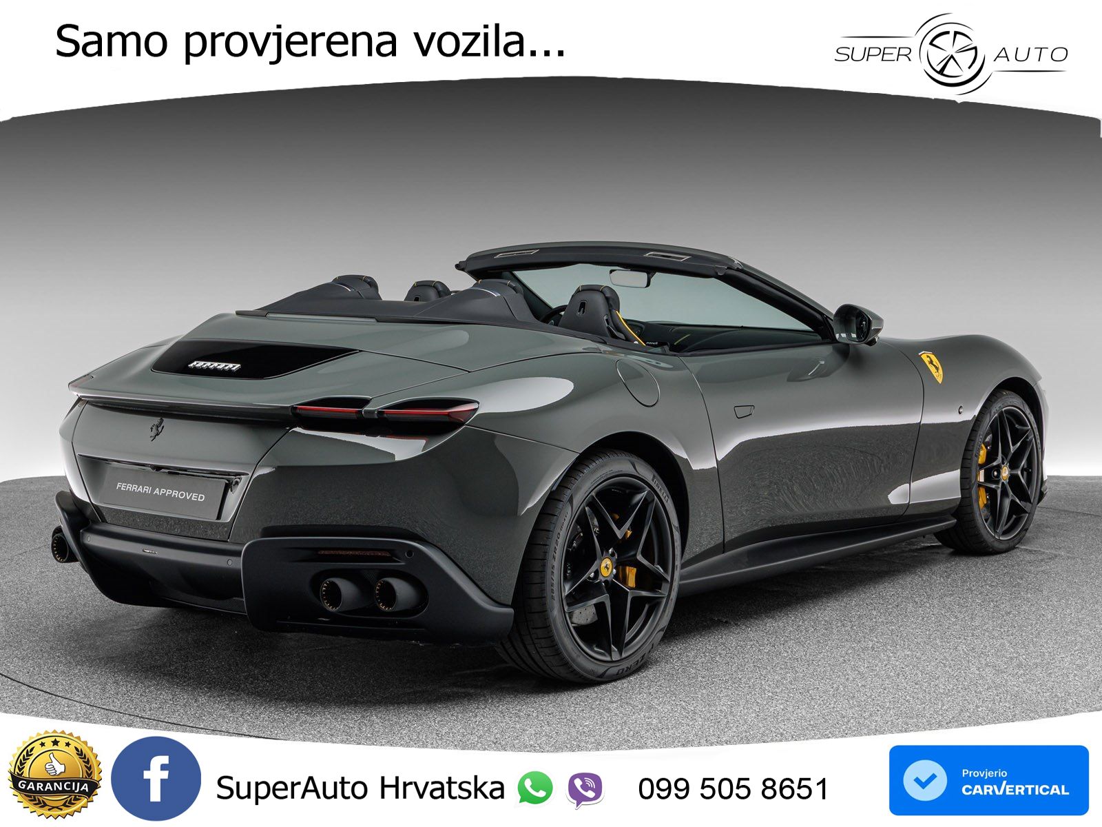 Ferrari Roma Spider 3.9 V8 (620 KS) F1 DCT LED+GR SJED+ACC
