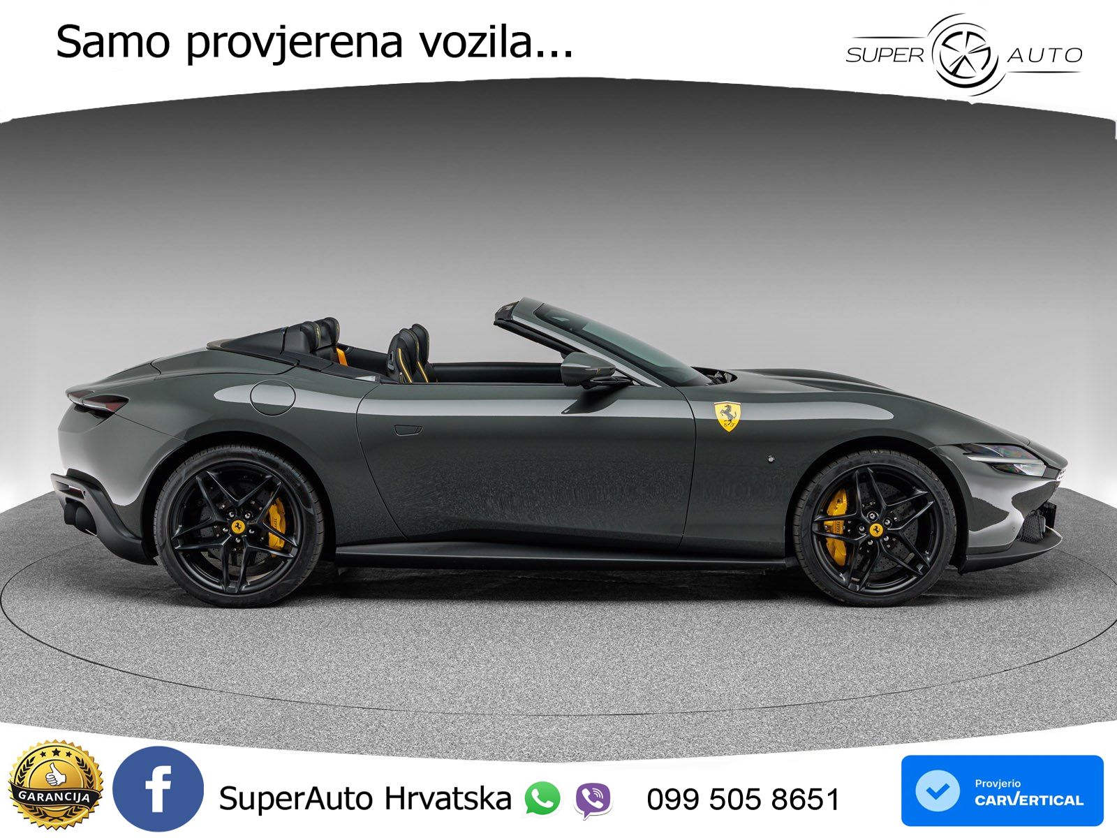 Ferrari Roma Spider 3.9 V8 (620 KS) F1 DCT LED+GR SJED+ACC