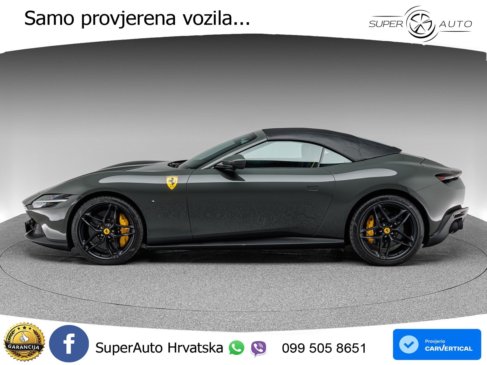 Ferrari Roma Spider 3.9 V8 (620 KS) F1 DCT LED+GR SJED+ACC