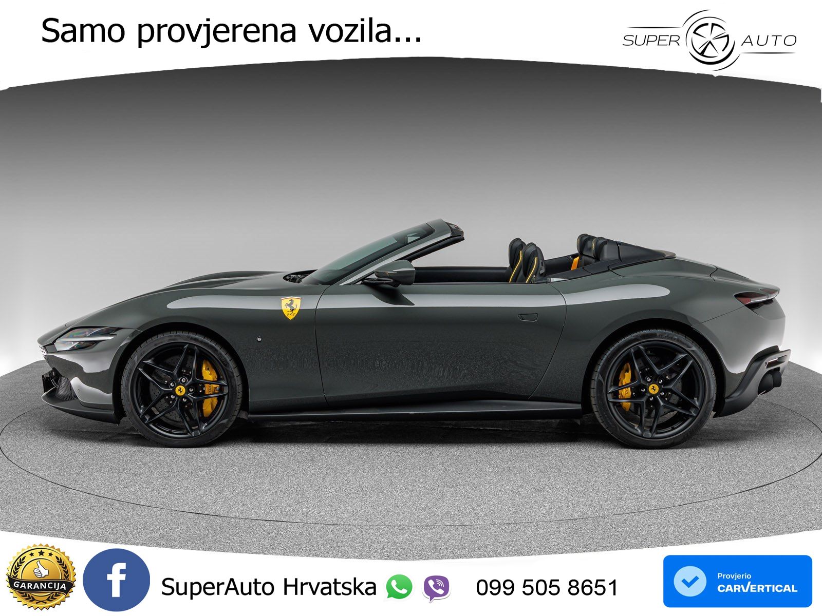 Ferrari Roma Spider 3.9 V8 (620 KS) F1 DCT LED+GR SJED+ACC