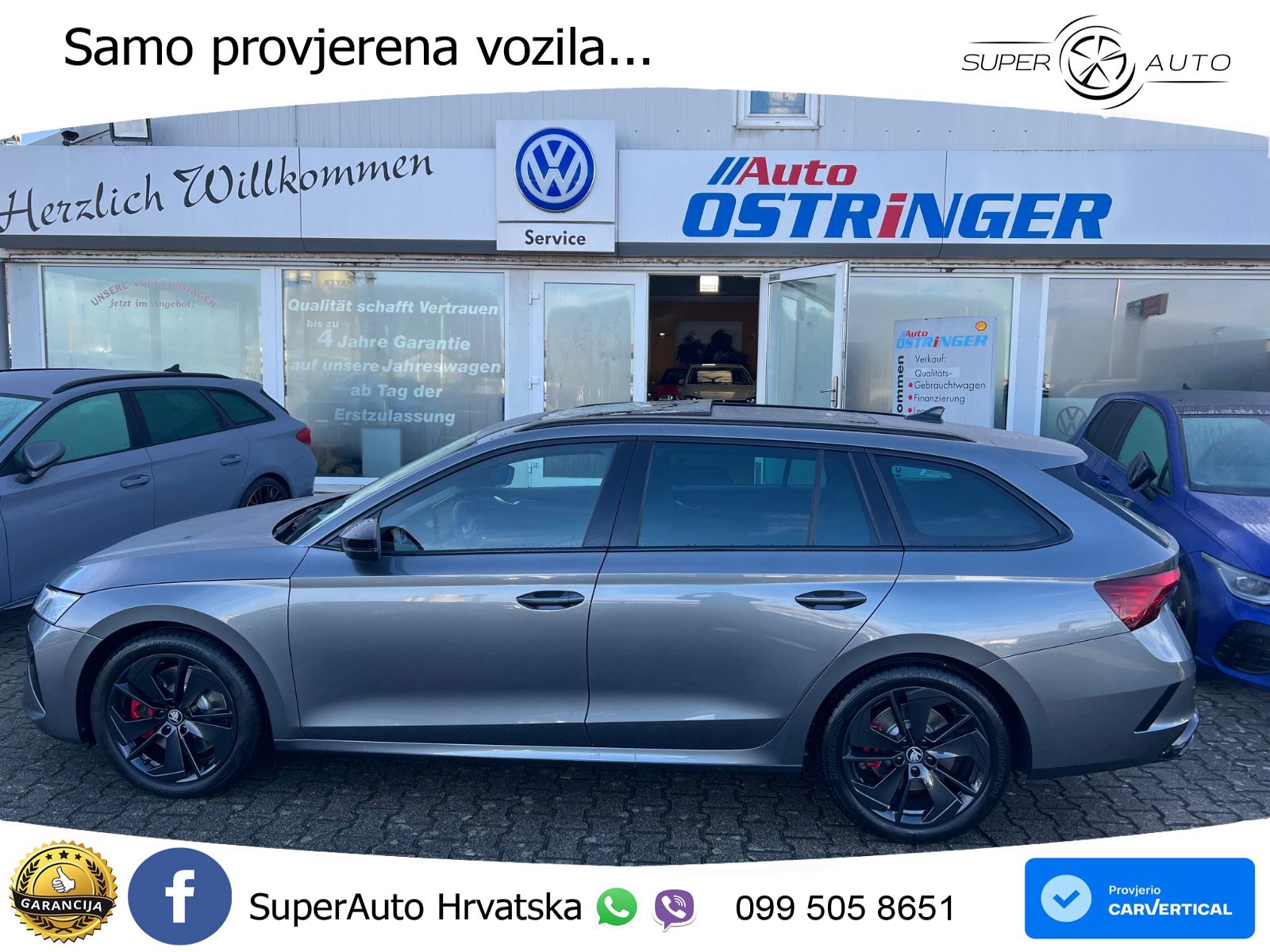 Škoda Octavia Combi RS 2.0 TSI (265 KS) DSG LED+GR SJED+ACC