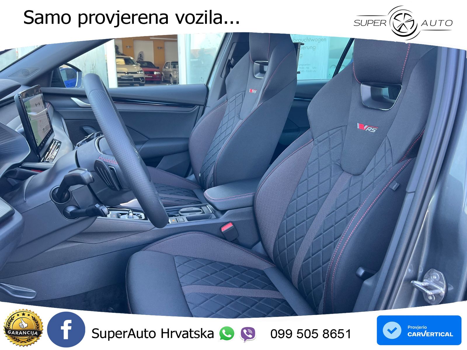 Škoda Octavia Combi RS 2.0 TSI (265 KS) DSG LED+GR SJED+ACC