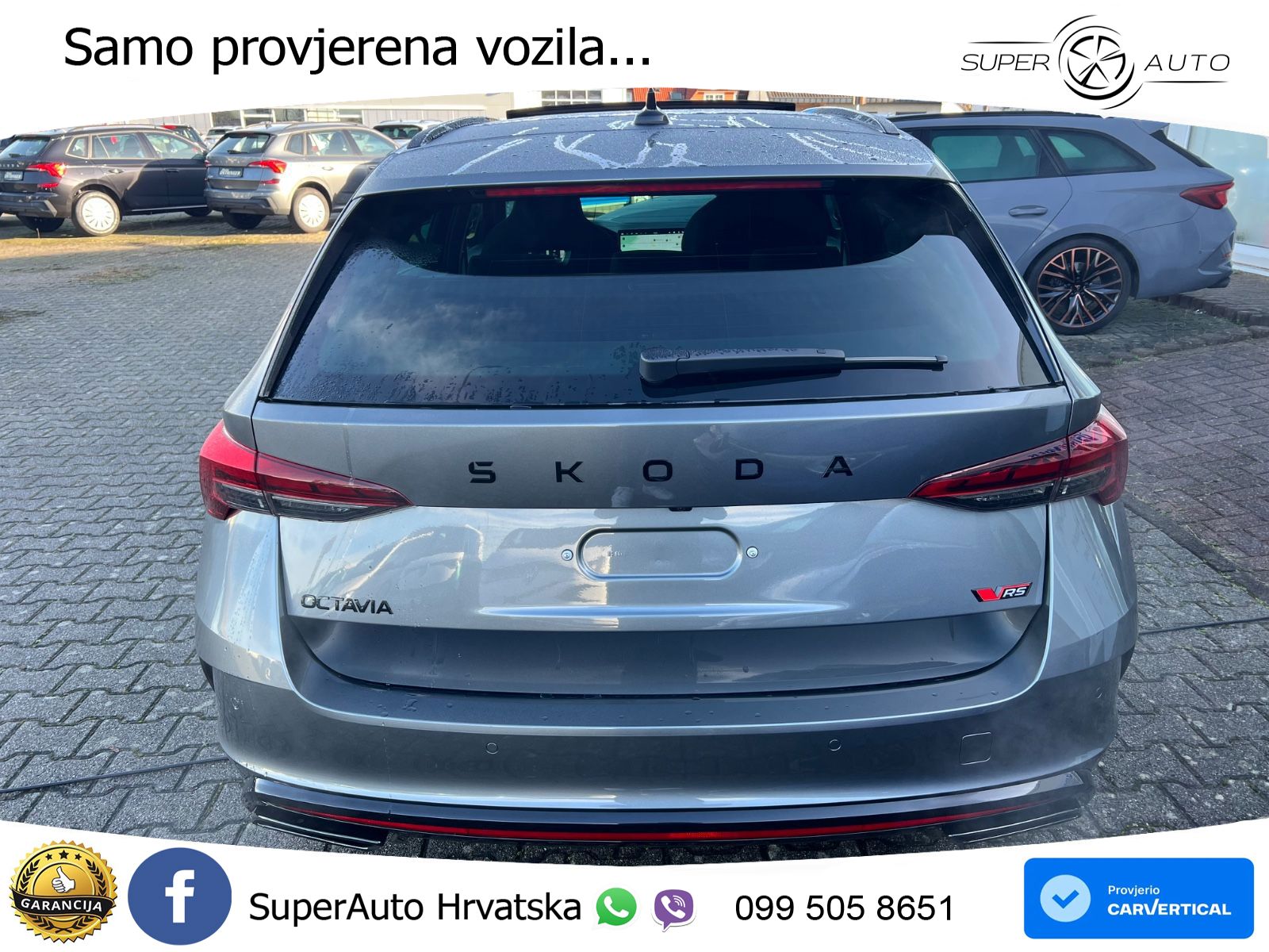 Škoda Octavia Combi RS 2.0 TSI (265 KS) DSG LED+GR SJED+ACC