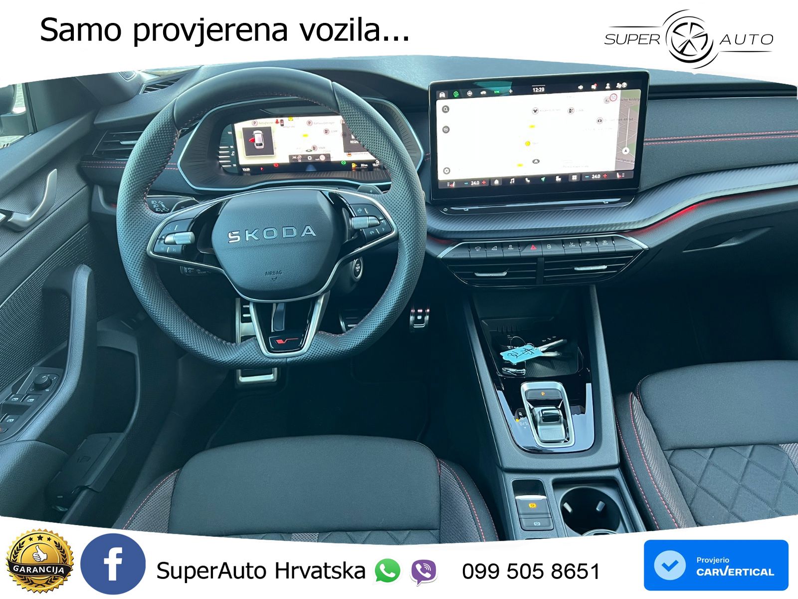 Škoda Octavia Combi RS 2.0 TSI (265 KS) DSG LED+GR SJED+ACC