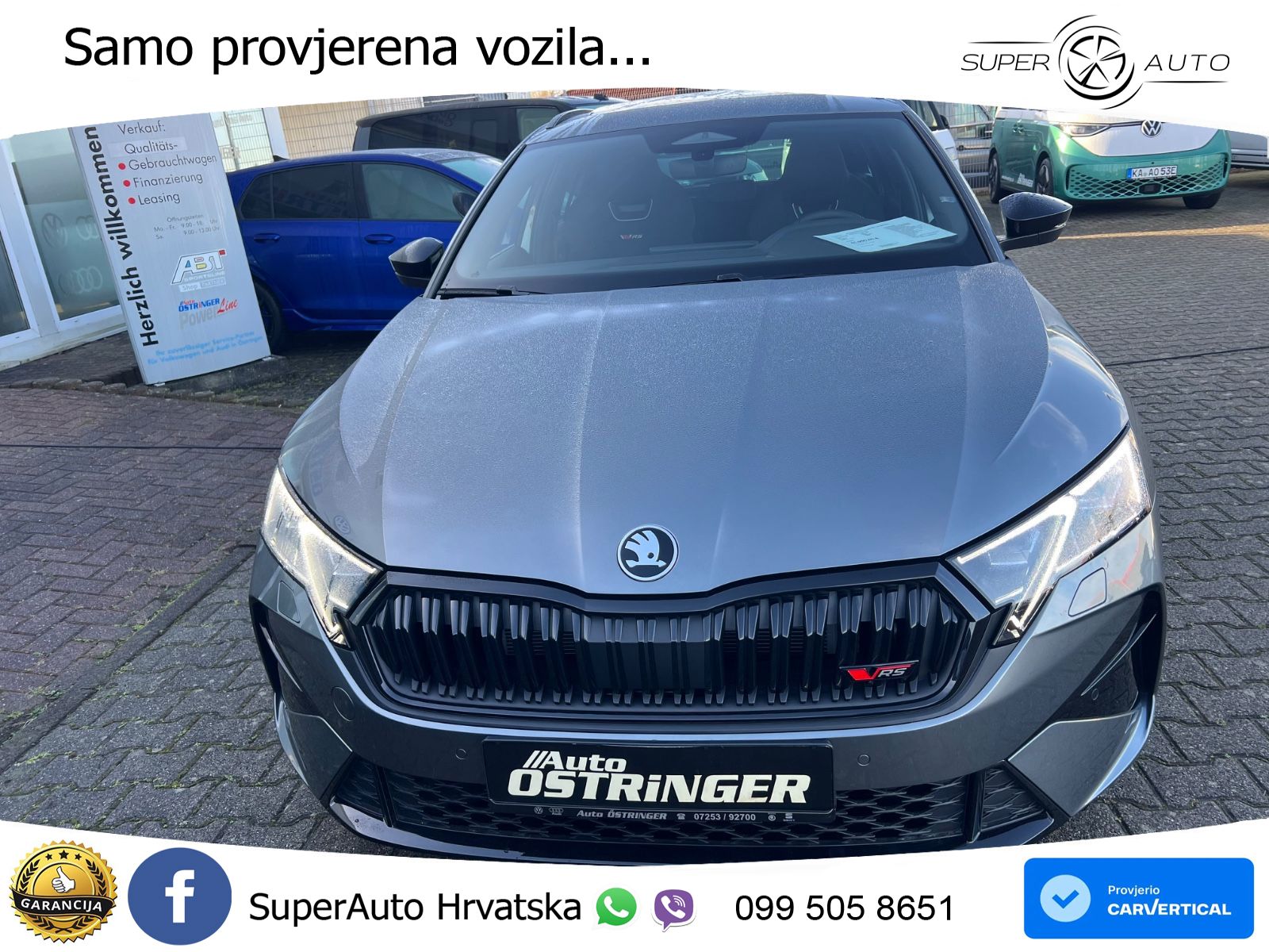 Škoda Octavia Combi RS 2.0 TSI (265 KS) DSG LED+GR SJED+ACC