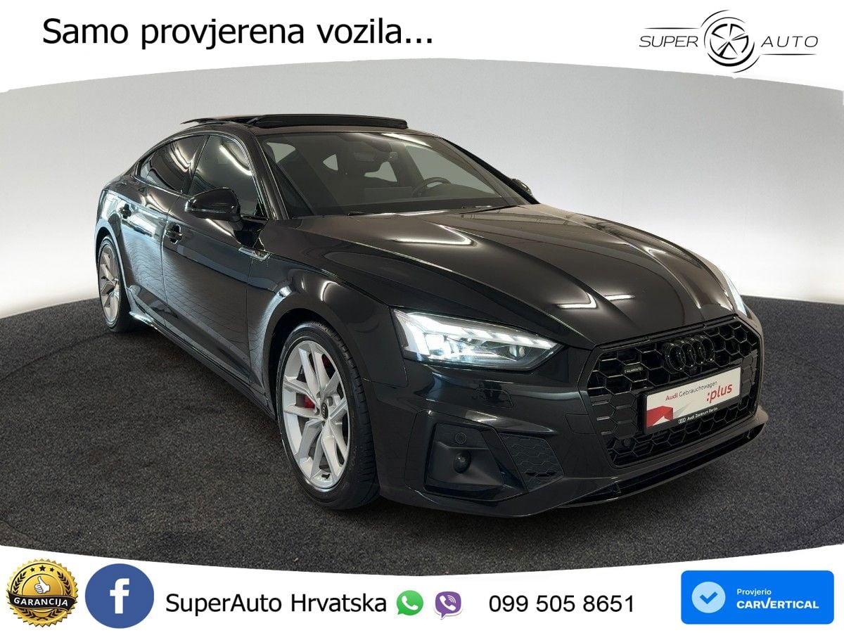 Audi A5 Sportback 45 TFSI (265 KS) quattro S tronic S line
