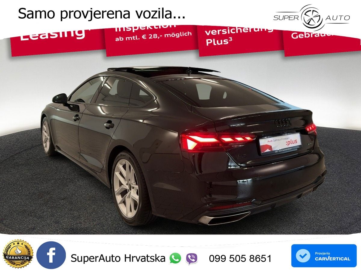 Audi A5 Sportback 45 TFSI (265 KS) quattro S tronic S line