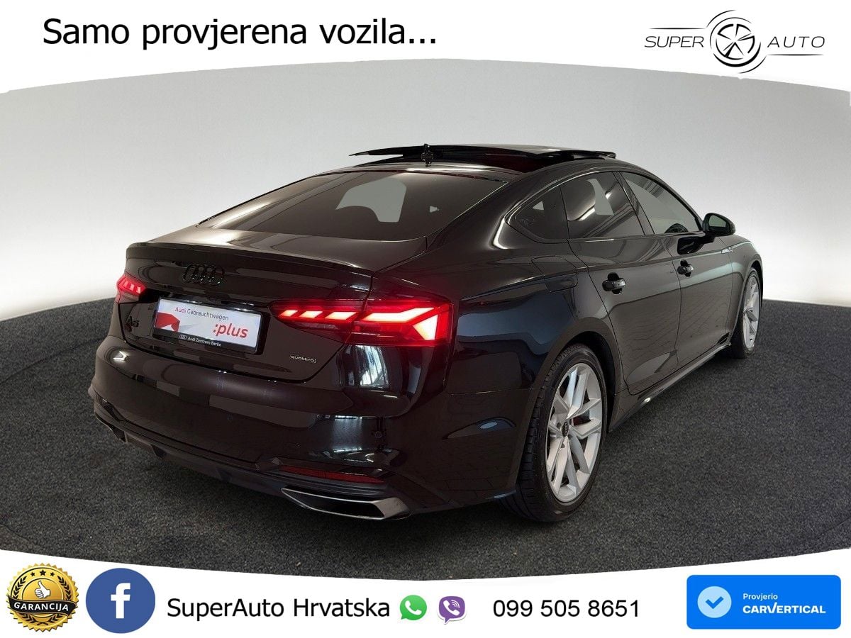 Audi A5 Sportback 45 TFSI (265 KS) quattro S tronic S line