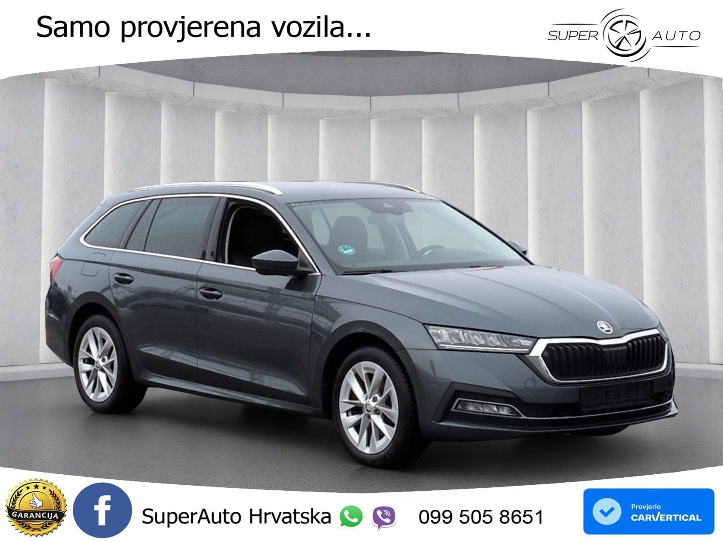 Škoda Octavia Combi 2.0 TDI (150 KS) LED+GR SJED+ACC