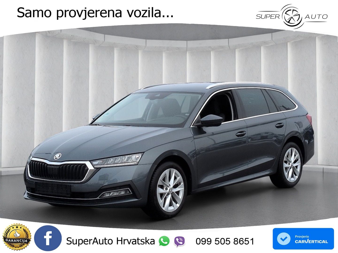 Škoda Octavia Combi 2.0 TDI (150 KS) LED+GR SJED+ACC