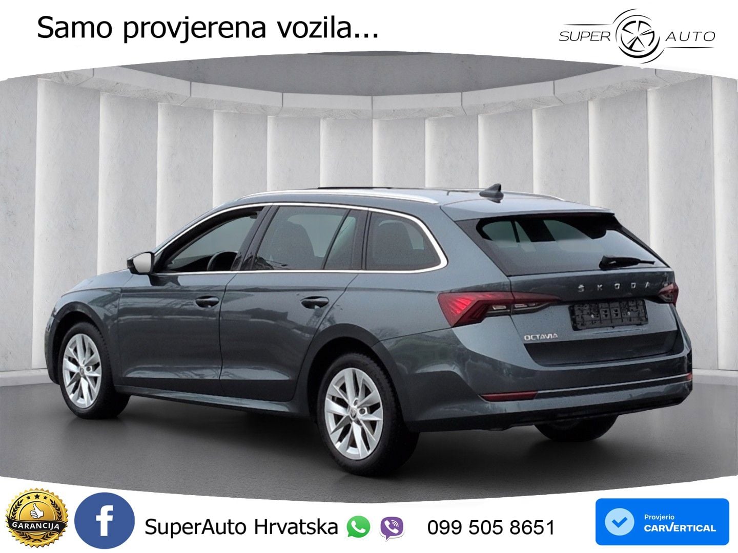 Škoda Octavia Combi 2.0 TDI (150 KS) LED+GR SJED+ACC