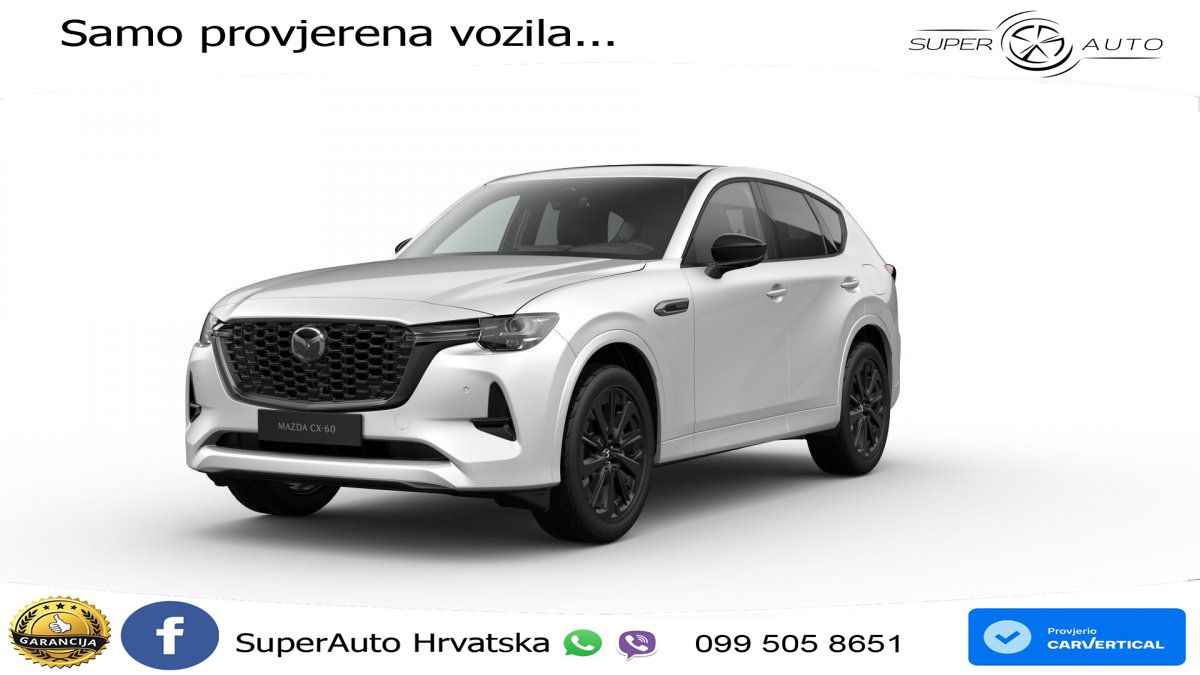 Mazda CX-60 2.5 e-Skyactiv (328 KS) AWD Automatic MATRIX+GR SJED+KAM