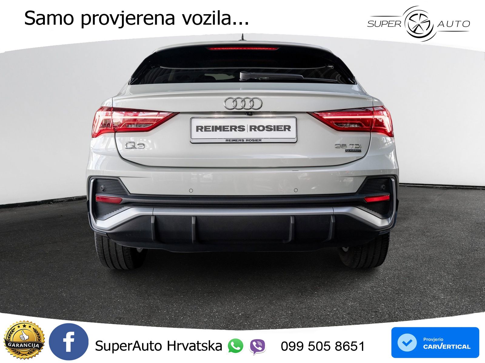 Audi Q3 Sportback 35 TDI (150 KS) quattro S tronic S line MATRIX+GR SJED+KAM