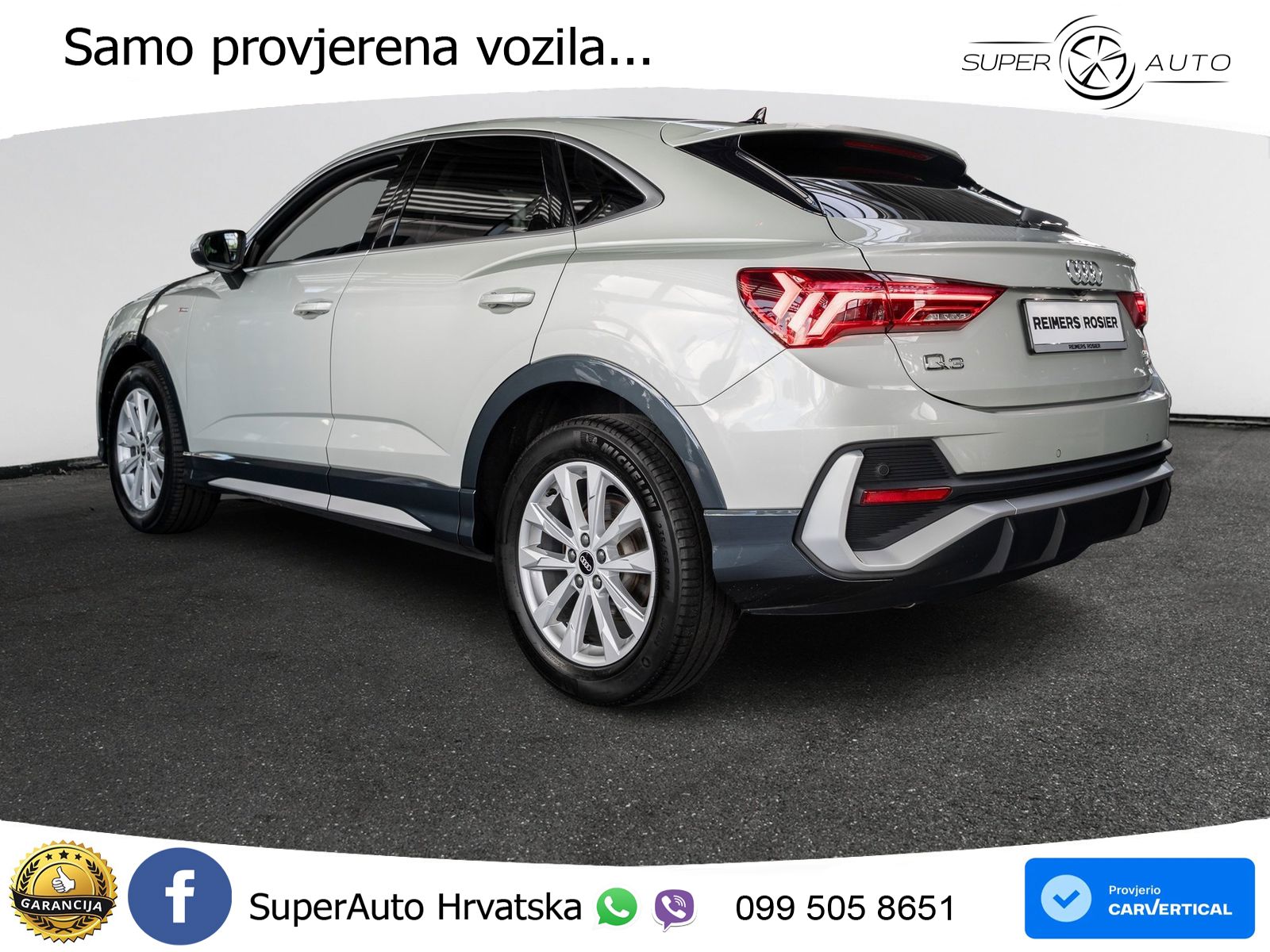 Audi Q3 Sportback 35 TDI (150 KS) quattro S tronic S line MATRIX+GR SJED+KAM