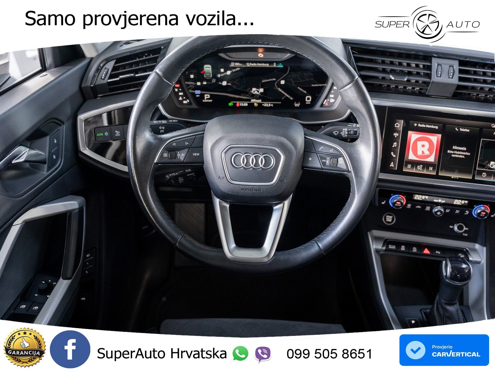 Audi Q3 Sportback 35 TDI (150 KS) quattro S tronic S line MATRIX+GR SJED+KAM