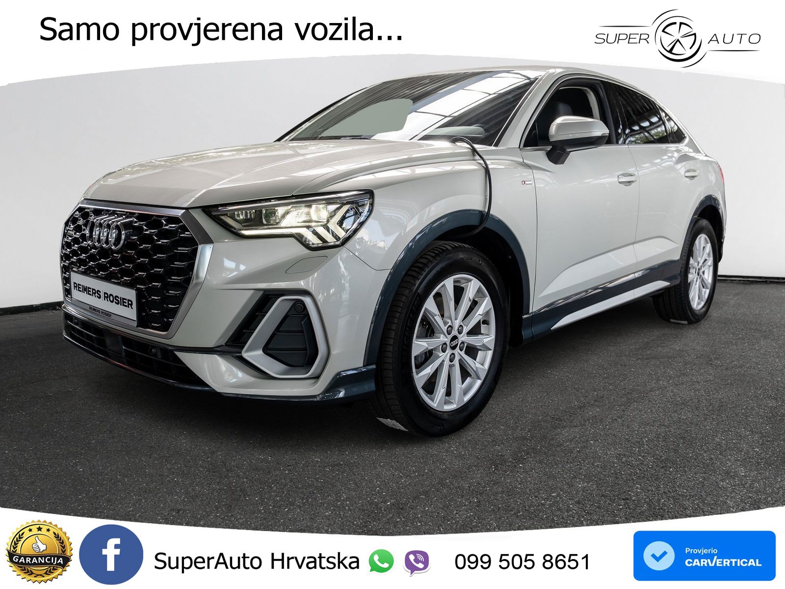 Audi Q3 Sportback 35 TDI (150 KS) quattro S tronic S line MATRIX+GR SJED+KAM