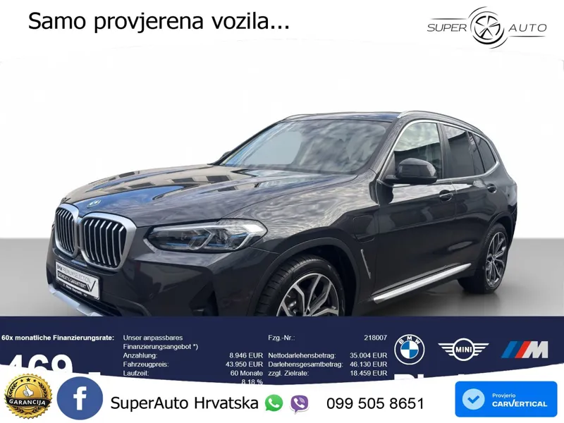 BMW X3 30e xDrive Steptronic