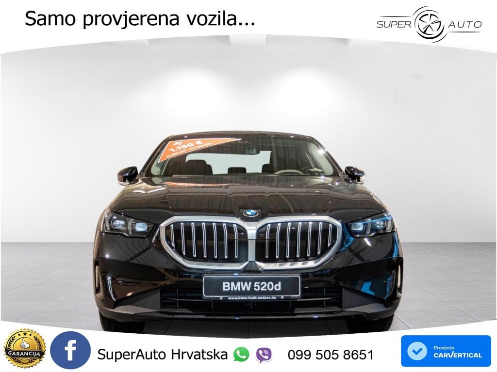 BMW 520d (197 KS) Steptronic LED+GR SJED+ACC