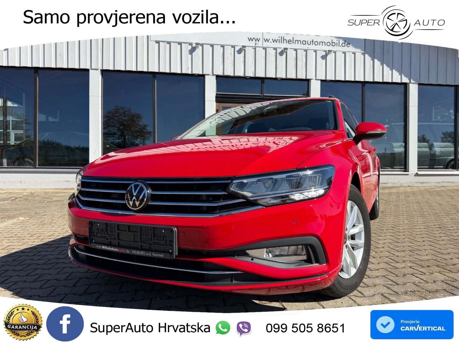 Volkswagen Passat Variant 2.0 TDI (122 KS) DSG Business LED+GR SJED+ACC