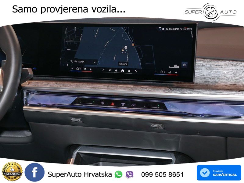BMW 740d (299 KS) xDrive Steptronic ZRAČNI+ACC+GR SJED+KAM+PANO