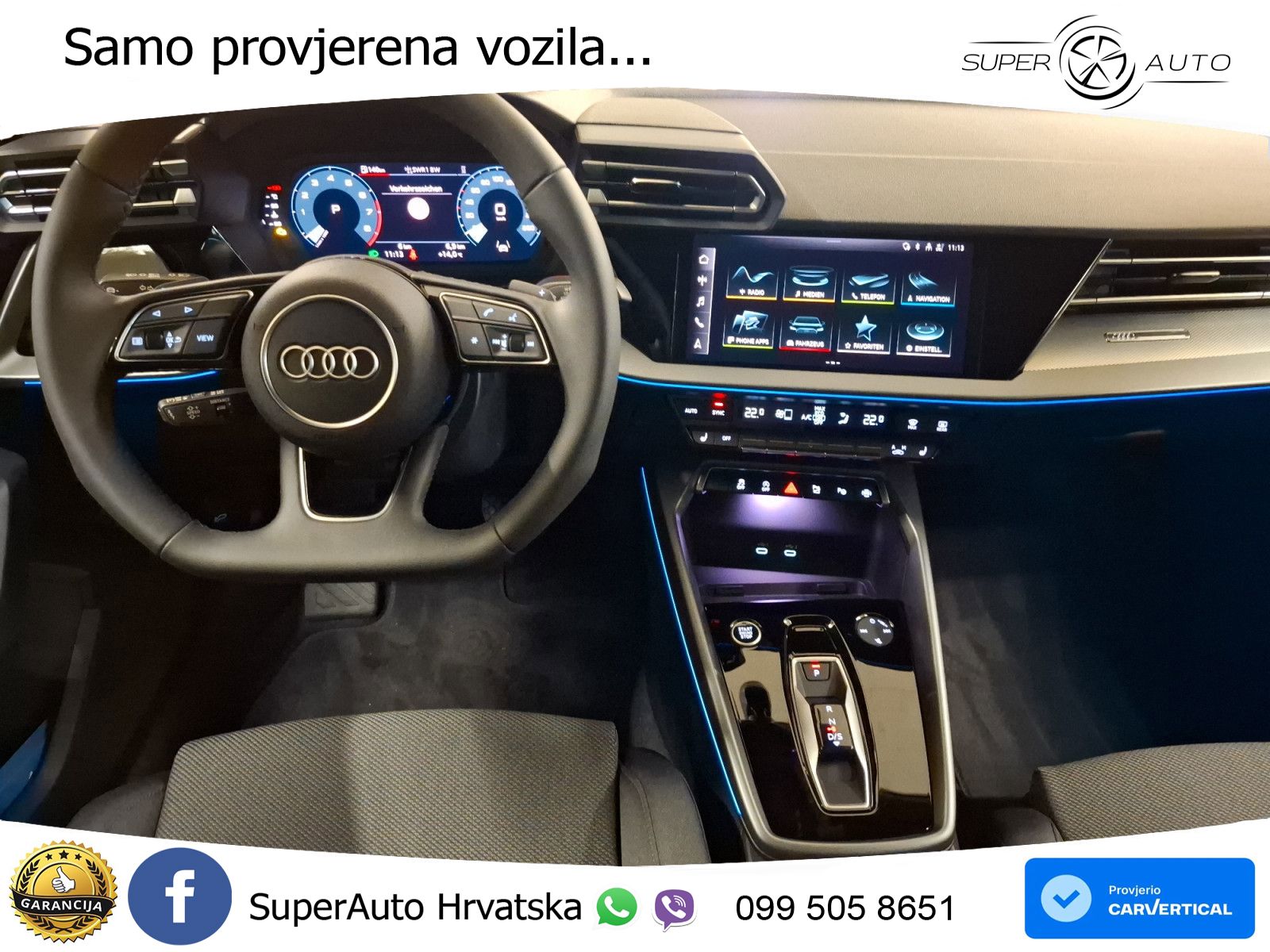 Audi A3 35 TFSI (150 KS) S tronic advanced LED+GR SJED+ACC