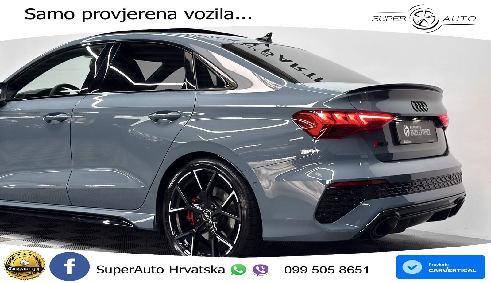 Audi RS3 Sedan 2.5 TFSI (400 KS) quattro S tronic MATRIX+GR SJED+KAM