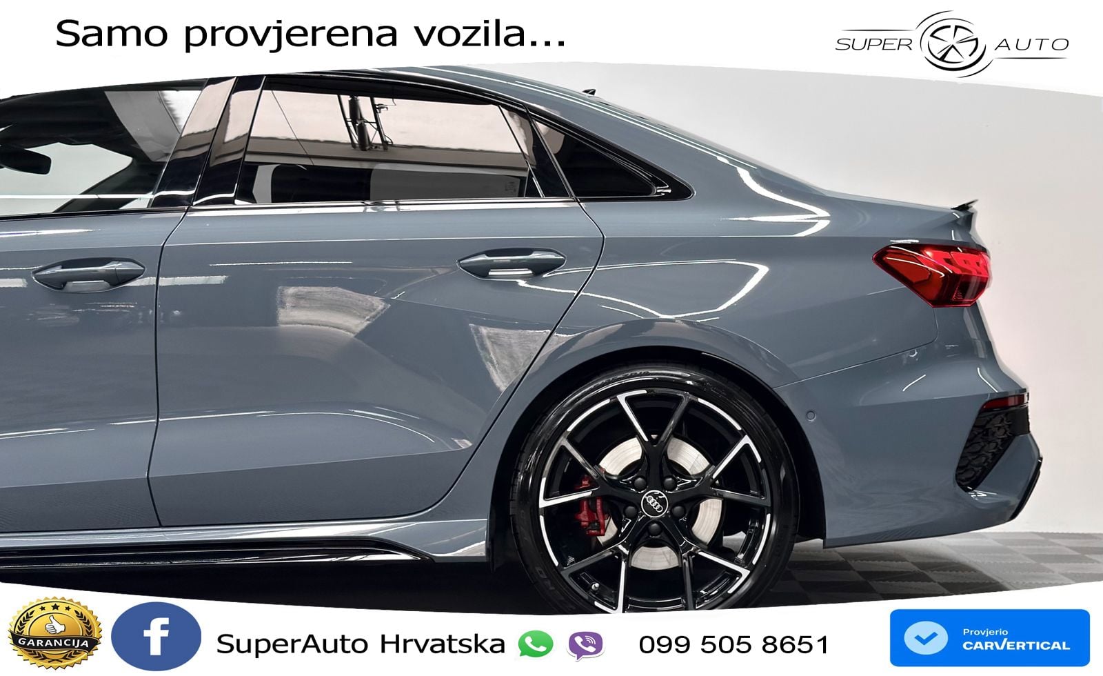 Audi RS3 Sedan 2.5 TFSI (400 KS) quattro S tronic MATRIX+GR SJED+KAM