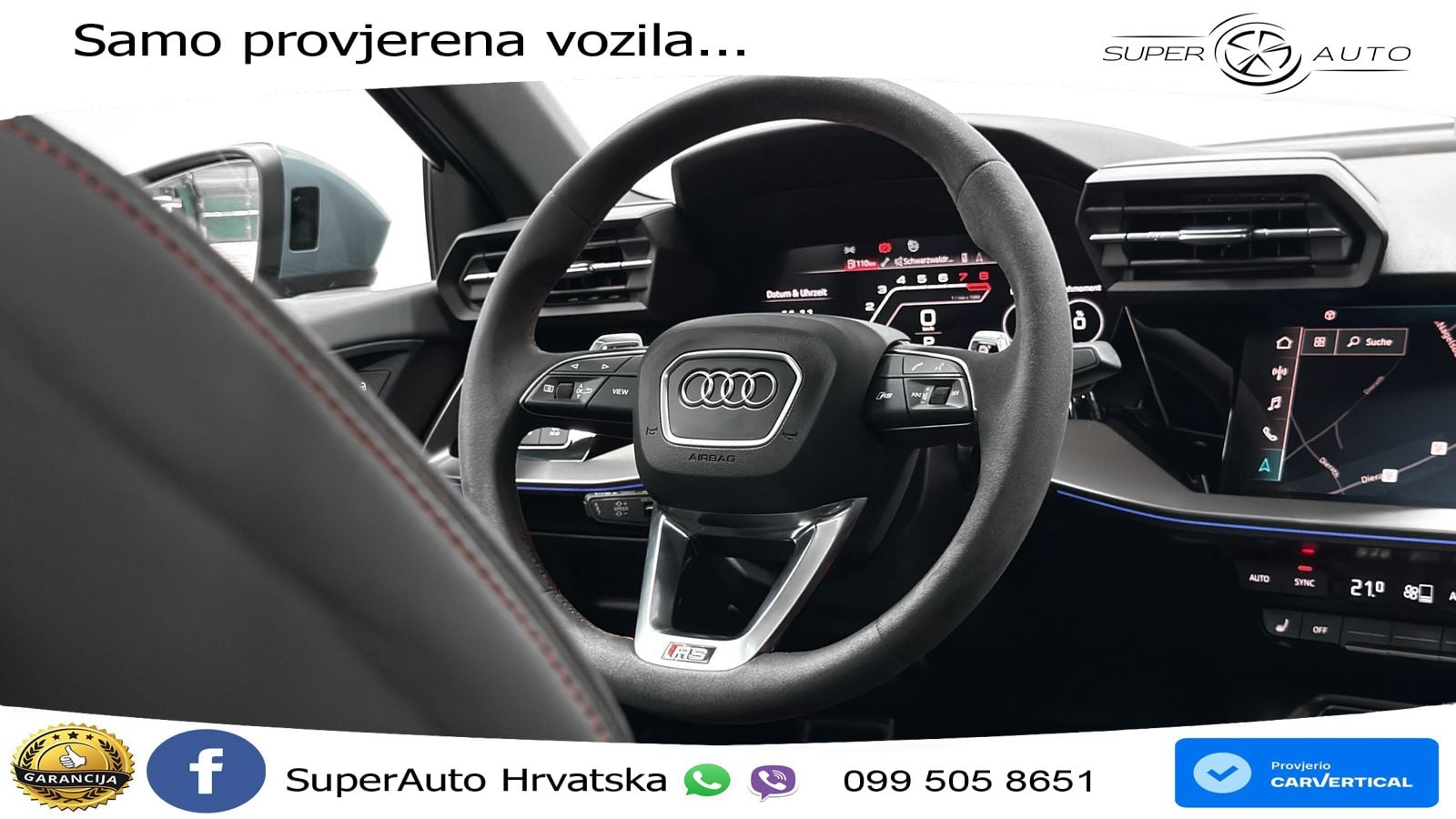 Audi RS3 Sedan 2.5 TFSI (400 KS) quattro S tronic MATRIX+GR SJED+KAM